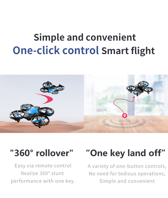 4DRC V8 Mini Drone 4K 1080P HD z aparatem szerokokątnym, WiFi FPV, utrzymaniem wysokości - składany Quadcopter Toy prezent - Wianko - 12