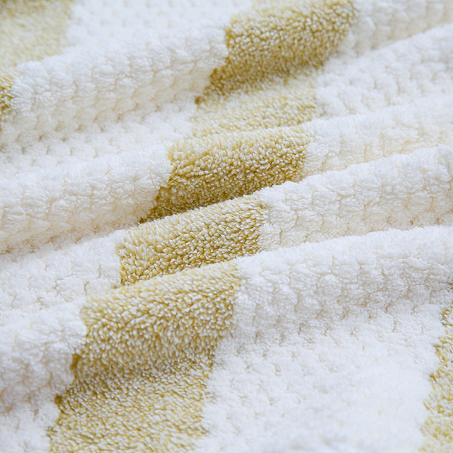 Zestaw ręczników łazienkowych Snowman 6 sztuk, miękkie ręczniki kąpielowe z 100% bawełny, chłonne i przyjazne dla skóry, w pasującym do łazienki paskowym wzorze - Wianko - 13