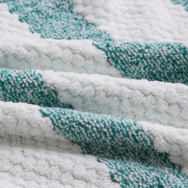 Zestaw ręczników łazienkowych Snowman 6 sztuk, miękkie ręczniki kąpielowe z 100% bawełny, chłonne i przyjazne dla skóry, w pasującym do łazienki paskowym wzorze - Wianko - 26