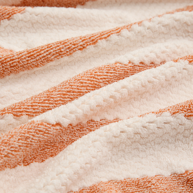 Zestaw ręczników łazienkowych Snowman 6 sztuk, miękkie ręczniki kąpielowe z 100% bawełny, chłonne i przyjazne dla skóry, w pasującym do łazienki paskowym wzorze - Wianko - 7