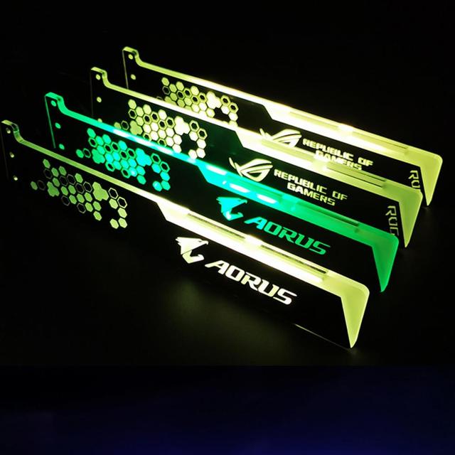 Uniwersalny uchwyt karty graficznej 2021 z 12 diodami LED RGB (Luminous) - wsparcie GPU, kompatybilny z komputerem - Wianko - 8