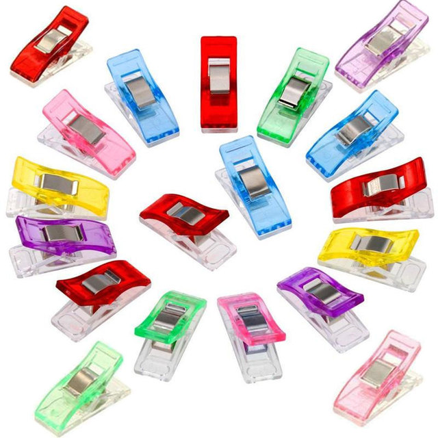 Prasa do szycia - 10szt. plastikowych klipsów Hemming w różnych kolorach - Akcesoria DIY szycia AA8270 - Wianko - 2
