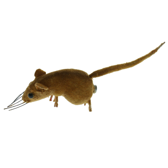 Posąg żywej myszy imitacja zwierząt do ogrodu lub na lodówkę - magnes, doniczka, miniaturowe rzemiosło - Wianko - 6