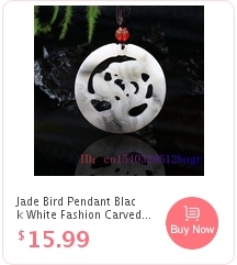 Biały Jade Ruyi - wisiorek chalcedon kryształ moda, Amulet kamień kobiety - Wianko - 1