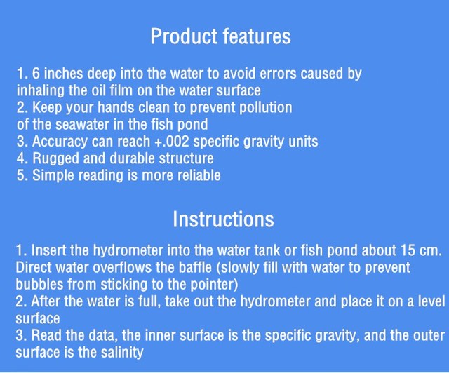 Precyzyjny tester zasolenia wody morskiej - hydrometr akwarium, miernik testowy dla ryb, waga właściwa wody - Wianko - 2