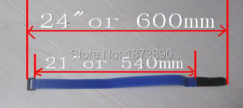 5 eleganckich 24600mm wielokrotnego użytku krawatów z hakiem i pętlą, samoprzylepne taśmy rzepowe - Wianko - 4