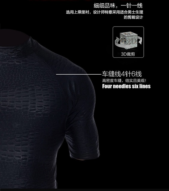 Męska koszulka z krótkim rękawem SBART Rashguard - ochrona UV, plaża, nurkowanie - Wianko - 18
