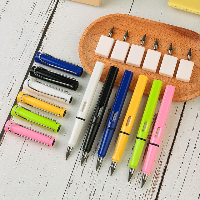 Ołówek nieograniczony wieczny bez atramentu - idealny do malowania i szkicowania dzieci - Standardowe ołówki - Wianko - 4