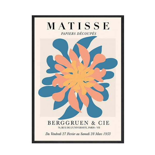 Naga dziewczyna w niebieskich liniach - mugshot Matisse na płótnie - plakaty i wydruki do salonu - Wianko - 8