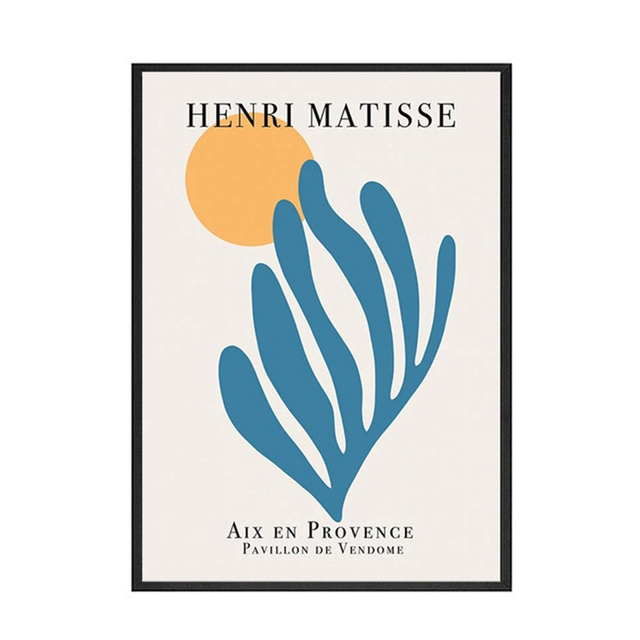 Naga dziewczyna w niebieskich liniach - mugshot Matisse na płótnie - plakaty i wydruki do salonu - Wianko - 5