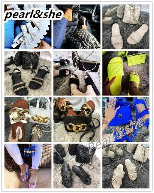 Kapcie damskie z sztucznego futra lisa 2021 damskie buty outdoorowe komfortowe projektantki damskie buty z królikiem - Wianko - 45