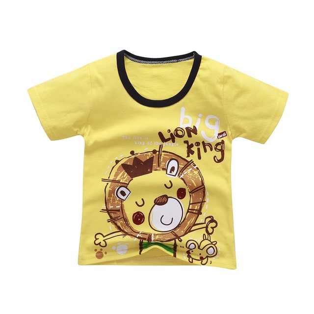 Zestaw ubrań dla niemowląt Boys Baby i dziewczynek na lato: T-Shirt z krótkim rękawem i krótkie stroje domowe z kartonowymi motywami - Wianko - 18