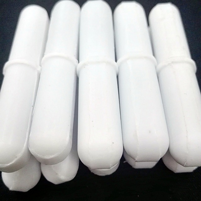 Opakowanie 7 sztuk Mieszadła magnetycznego PTFE o różnych rozmiarach i kolorze białym z pierścieniem obrotowym - Wianko - 45
