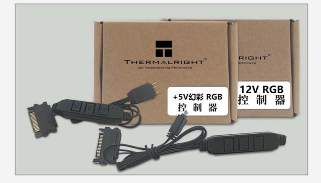 Kontroler wentylatorów Thermalright 5V 3PIN ARGB/12V 4PIN RGB do chłodzenia CPU i obudowy komputera - Wianko - 10