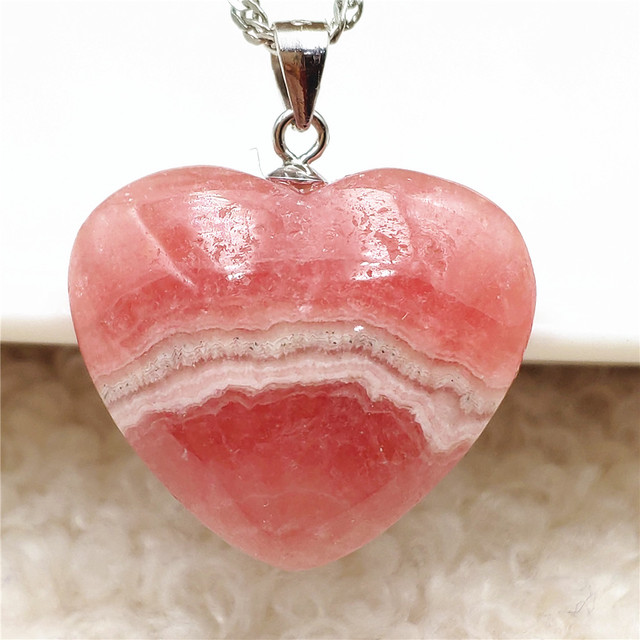 Rhodochrosite - Oryginalny wisiorek z naturalną czerwoną różą, kamień Rhodochrosite, srebro 925 AAAAA - Wianko - 73