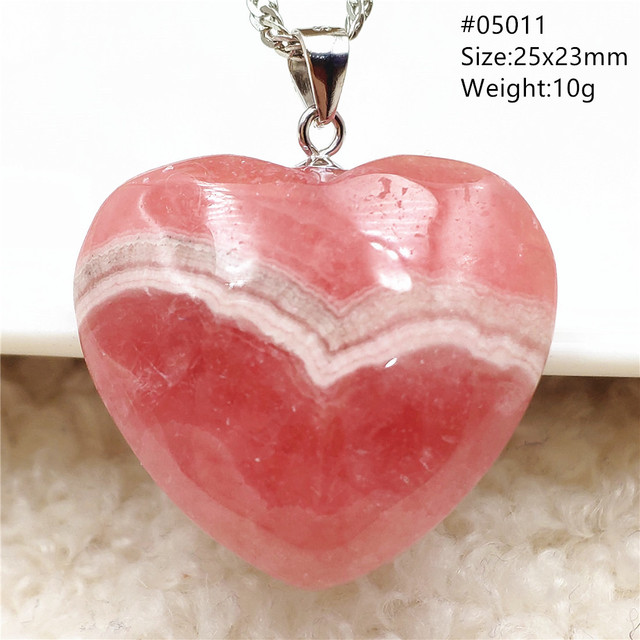 Rhodochrosite - Oryginalny wisiorek z naturalną czerwoną różą, kamień Rhodochrosite, srebro 925 AAAAA - Wianko - 22