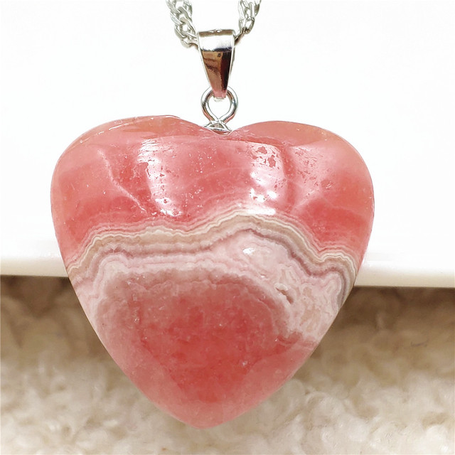 Rhodochrosite - Oryginalny wisiorek z naturalną czerwoną różą, kamień Rhodochrosite, srebro 925 AAAAA - Wianko - 18