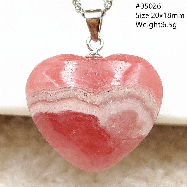 Rhodochrosite - Oryginalny wisiorek z naturalną czerwoną różą, kamień Rhodochrosite, srebro 925 AAAAA - Wianko - 111