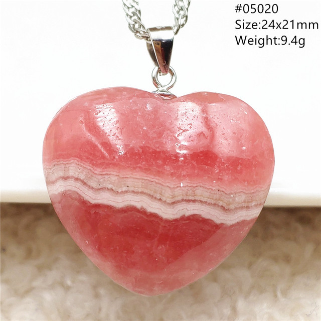 Rhodochrosite - Oryginalny wisiorek z naturalną czerwoną różą, kamień Rhodochrosite, srebro 925 AAAAA - Wianko - 40