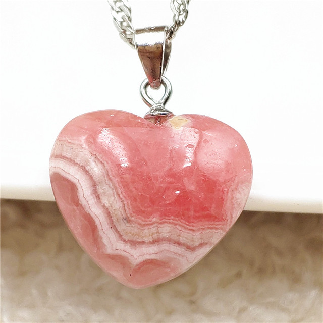 Rhodochrosite - Oryginalny wisiorek z naturalną czerwoną różą, kamień Rhodochrosite, srebro 925 AAAAA - Wianko - 33