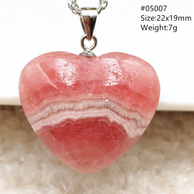 Rhodochrosite - Oryginalny wisiorek z naturalną czerwoną różą, kamień Rhodochrosite, srebro 925 AAAAA - Wianko - 72