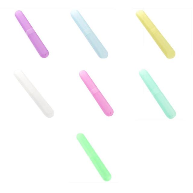 Plastikowy kubek na szczoteczki do zębów - przenośny, do podróżowania i obozowania, na kolor losowy - Wianko - 10