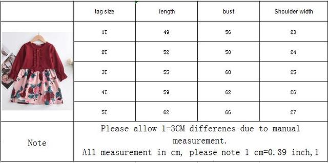 Koreańska sukienka dla dziewczynek z długimi rękawami i kokardą - bożonarodzeniowy strój malucha - Wianko - 6
