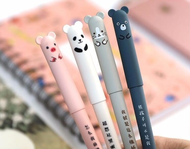 Kreatywny długopis żelowy z uroczymi zwierzętami - Lytwtw's Kawaii niedźwiedź, świetny do szkoły i biura - Wianko - 14