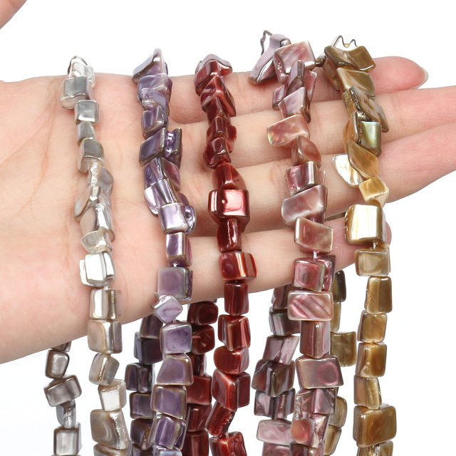 Fioletowe, różowe i szare nieregularne koraliki z imitacją perły do tworzenia biżuterii DIY - Wianko - 8
