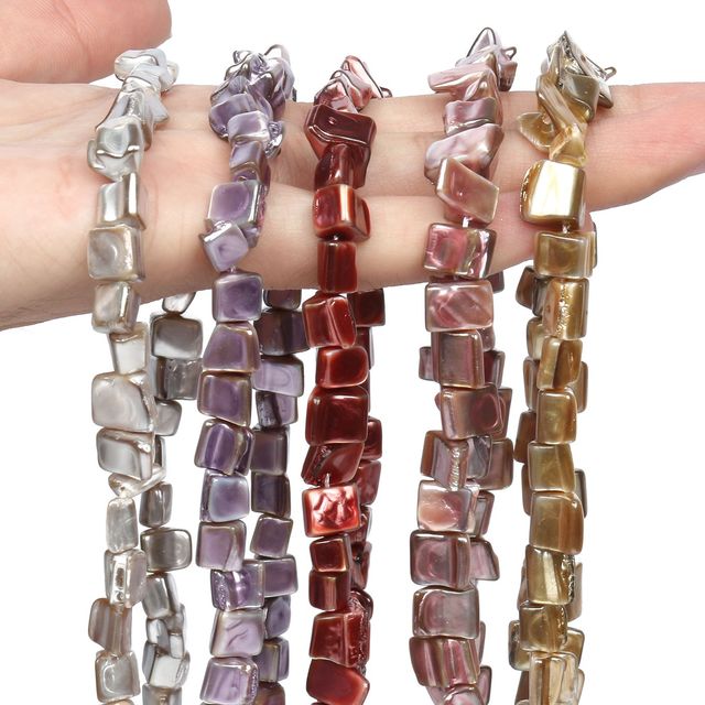 Fioletowe, różowe i szare nieregularne koraliki z imitacją perły do tworzenia biżuterii DIY - Wianko - 3