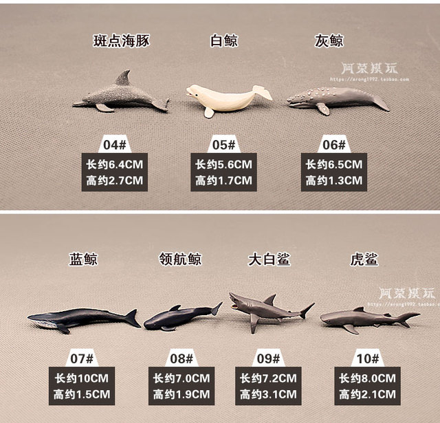 Figurka akcji Zanurkujący w miniaturze w oceanie Modele morskich zwierząt Dekoracja akwarium Akcesoria do akwarium Figurka rekina wielorybiego - Wianko - 14