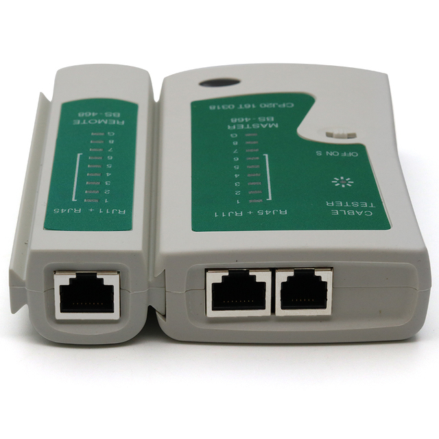 Tester sieci YPAY do kabli telefonicznych RJ11, RJ12 i RJ45 8p 6p - sprawdzacz linii telefonicznych i kabli ethernetowych z funkcją testu zdalnego - Wianko - 3