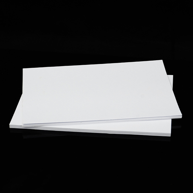 Białe naklejki papierowe A4 - pełne etykiety wysyłkowe dla drukarek laserowych i atramentowych - Wianko - 1