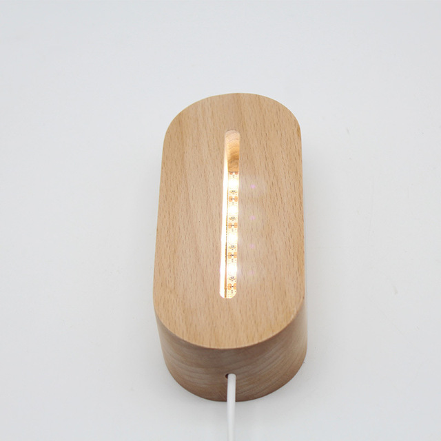 Lampka nocna z niestandardowymi inicjałami - akrylowa lampa LED 26 liter, spersonalizowane drewniane ozdoby, dekoracja sypialni - Wianko - 10