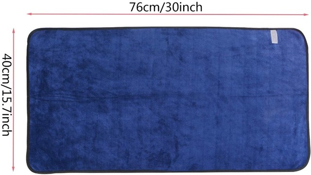 Ręczniki z mikrofibry Spa Gym Sunland, szary, miękki, lekki - 16inx30in, 2 paczki - Wianko - 4