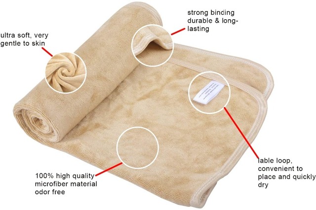 Ręczniki z mikrofibry Spa Gym Sunland, szary, miękki, lekki - 16inx30in, 2 paczki - Wianko - 5