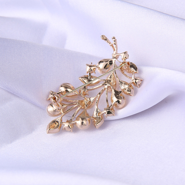 Elegancka broszka Rinhoo Fashion z głęboko niebieskim kwiatem i kryształami Rhinestone do klapy, biżuteria do wesele i stanik - Wianko - 96