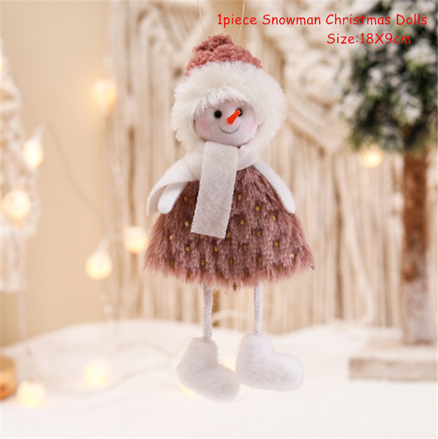 Nowość 2021: Anioł bożonarodzeniowy - lalka wisząca na choinkę - dekoracja świąteczna - Wianko - 14