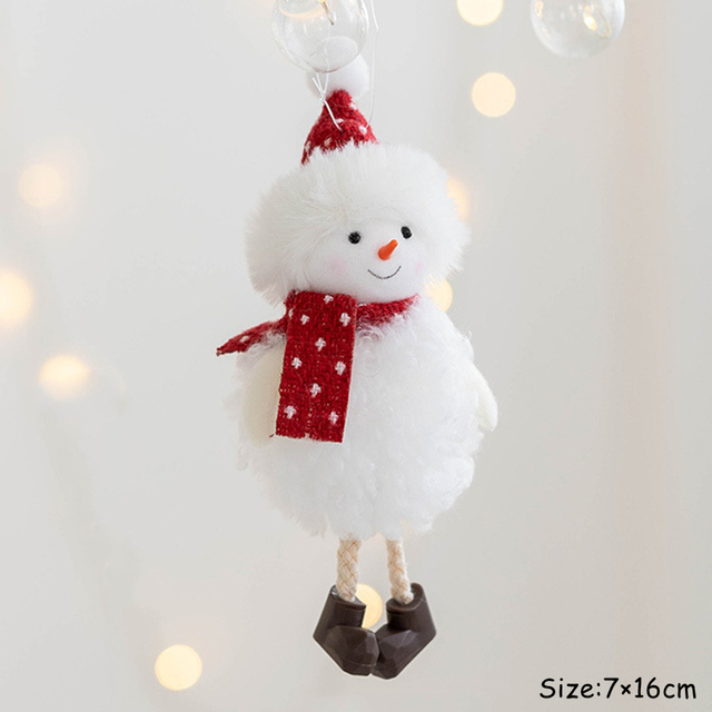 Nowość 2021: Anioł bożonarodzeniowy - lalka wisząca na choinkę - dekoracja świąteczna - Wianko - 8