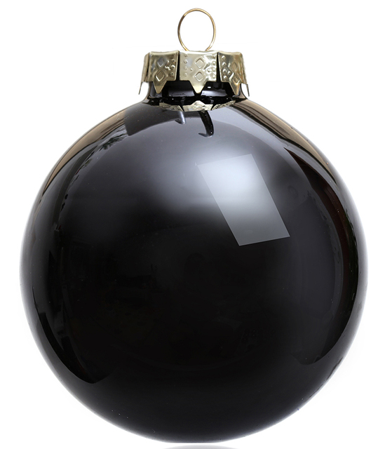 Domowa bombka świąteczna 80 mm, różowa, szklana, malowana, błyszcząca - 5 szt./PAK - Wianko - 7