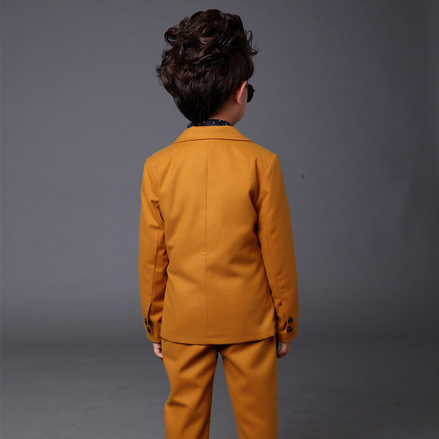 Garnitur dziecięcy na wesele - formalny strój dla chłopców i dziewczynek, dostępny w różnych rozmiarach i wzorach - Wianko - 9