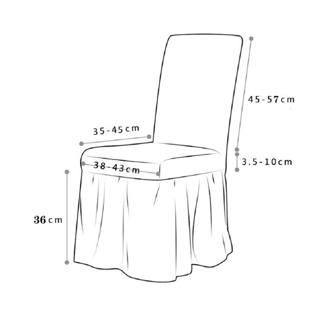 Pokrowiec elastyczny na krzesło biurowe z oparciem - jednostka Bubble kraty - Wianko - 2