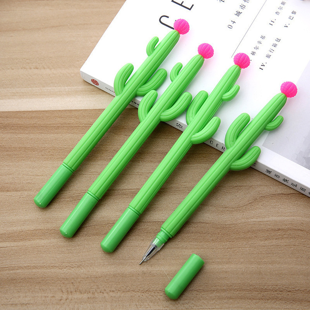 Długopis żelowy Lytwtw's Kawaii z motywem kaktusa, idealny do biura i szkoły - Wianko - 19