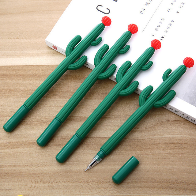 Długopis żelowy Lytwtw's Kawaii z motywem kaktusa, idealny do biura i szkoły - Wianko - 18
