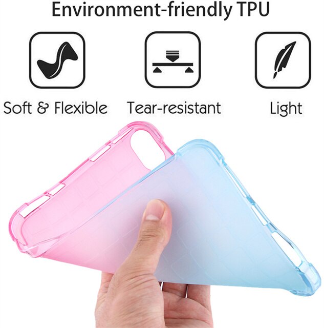 Gradientowy pokrowiec ochronny na iPad Mini 6 - Ultra-cienki, przezroczysty, zapobiegający upadkowi - Wianko - 5