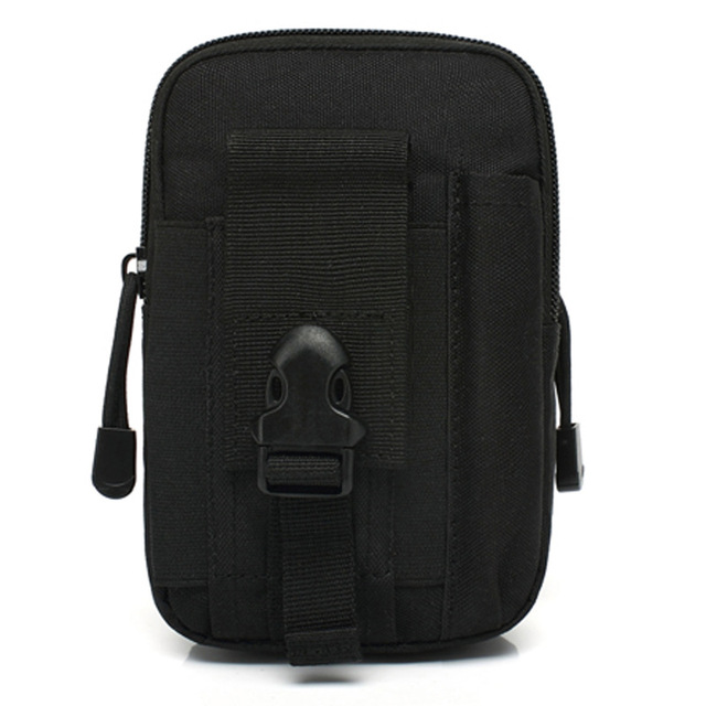 Nylonowa torba taktyczna do noszenia telefonu komórkowego – kamuflaż, talia, wspinaczka - Wianko - 7