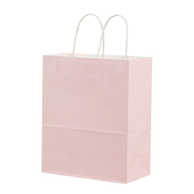 Festiwalowe torby DIY 10 sztuk/paczka 21x15x8cm - papierowe torby na prezenty i zakupy z uchwytem - Drop Shipping - Wianko - 9
