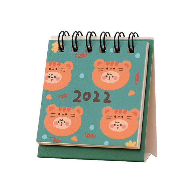 2022 Mini kalendarz biurkowy Cartoon - 365 dni, dekoracja, harmonogram, agenda, organizator - Wianko - 5