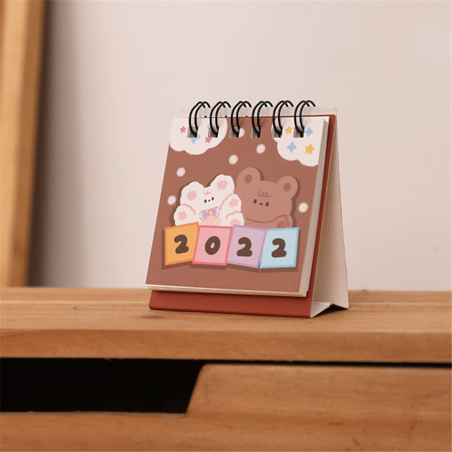 2022 Mini kalendarz biurkowy Cartoon - 365 dni, dekoracja, harmonogram, agenda, organizator - Wianko - 11