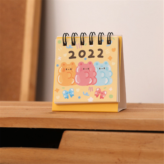 2022 Mini kalendarz biurkowy Cartoon - 365 dni, dekoracja, harmonogram, agenda, organizator - Wianko - 9